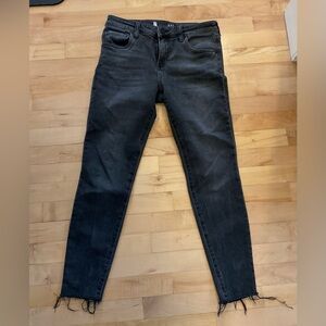 Kut from the Kloth Dark Gray Skinny Jeans
